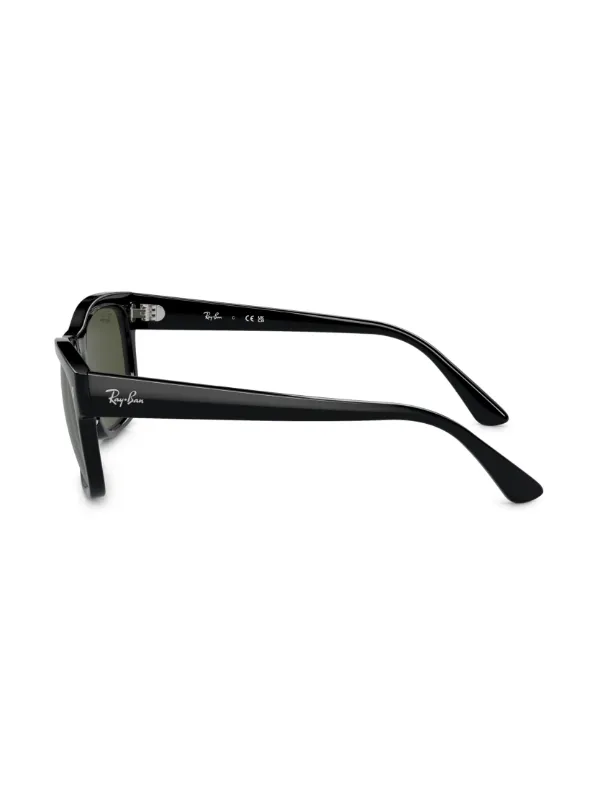 Ray-Ban スクエアフレーム サングラス | ブラック | FARFETCH JP