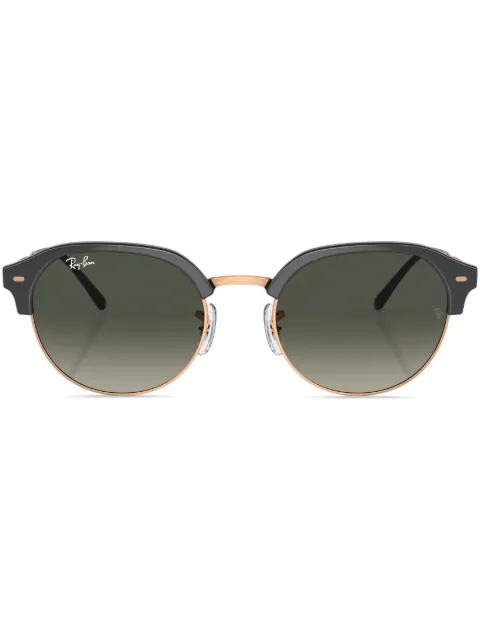 Ray-Ban logo-print round-frame sunglasses 