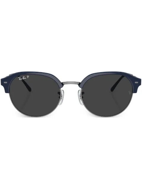 Ray-Ban logo-print round-frame sunglasses 