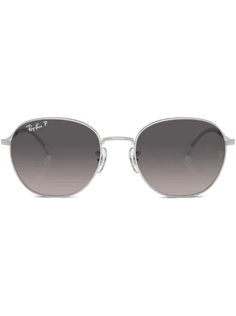 Ray-Ban logo-print round-frame sunglasses 