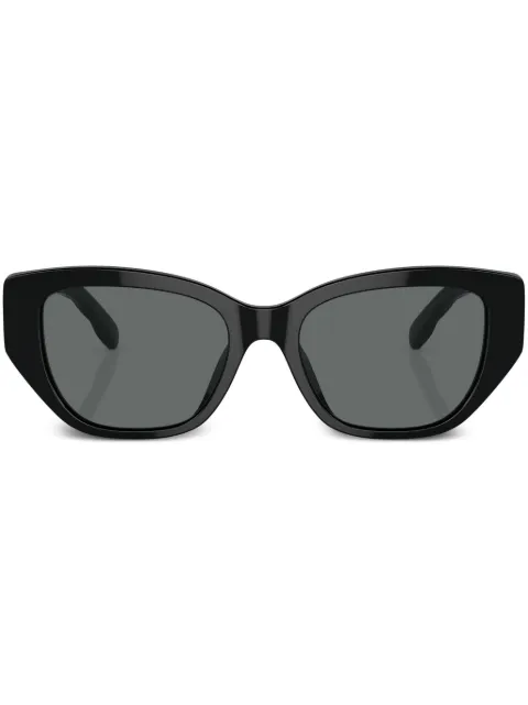 Tory Burch logo-plaque square-frame sunglasses