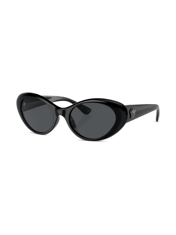 Versace Eyewear Medusa Head cat-eye Sunglasses | Black  display picture 3