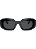 Versace Eyewear Medusa geometric-frame sunglasses - Black