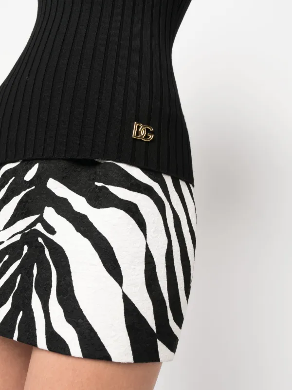 DOLCE & GABBANA プレートセーター Dolce & Gabbana ロゴプレート セーター | ブルー | FARFETCH JP