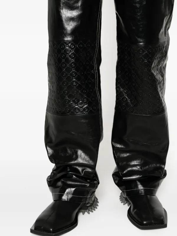 marine serre レザーパンツ