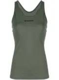 Jil Sander logo-print tank top - Green