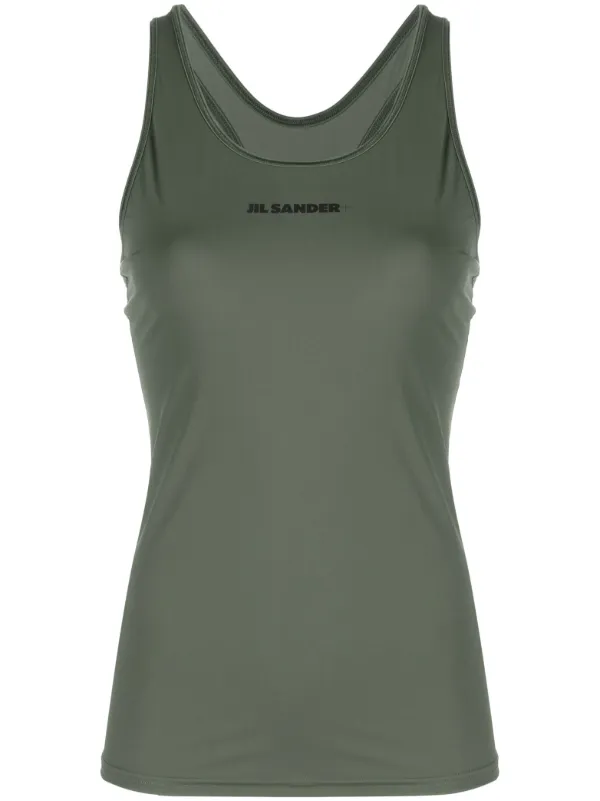【送料&関税込】Jil Sander Logo Bikini Top Brown Tangle Bikini Top by Jil Sander on Sale