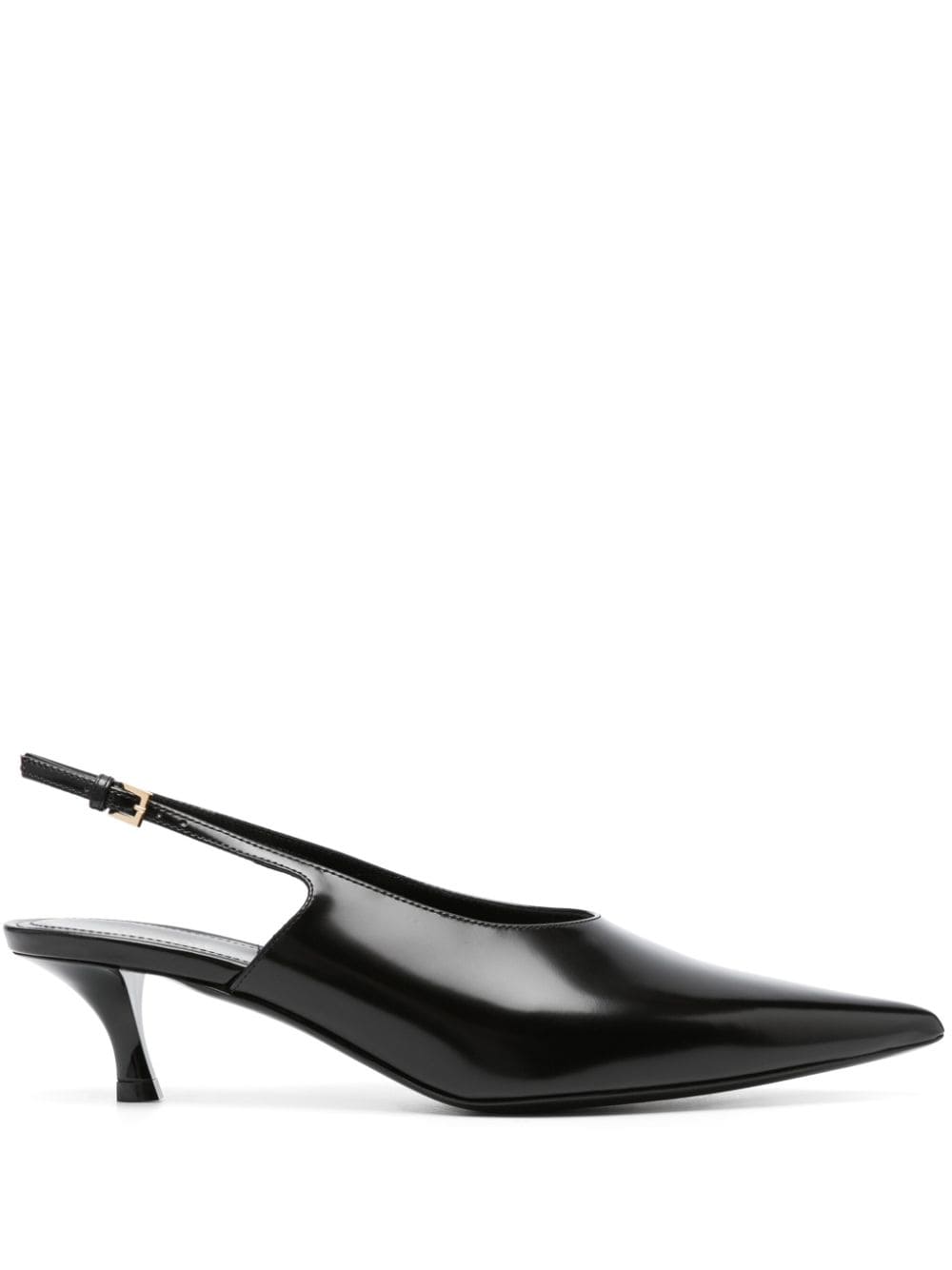 Shop Givenchy 55mm Leather Pumps In Black