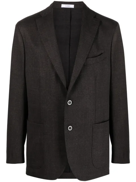 Boglioli virgin-wool single-breasted blazer