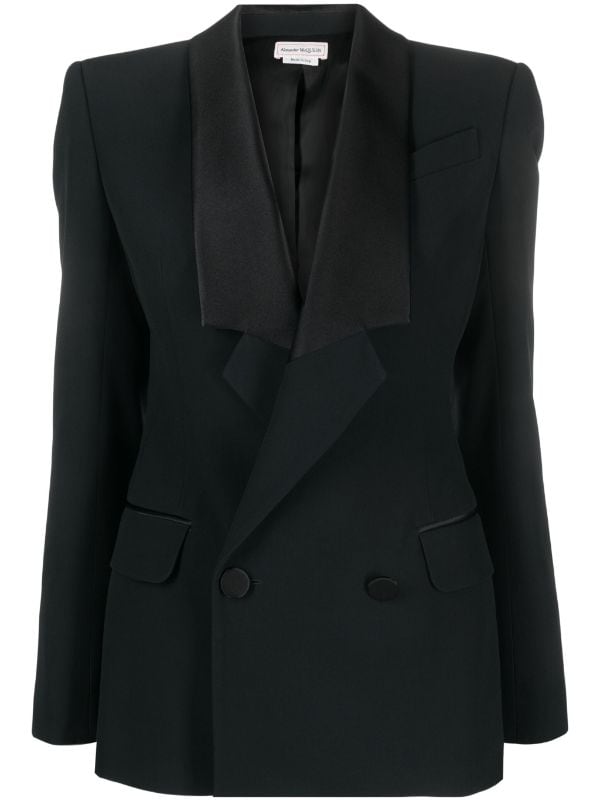 Alexander McQueen double-breasted Tailored Coat - Farfetch