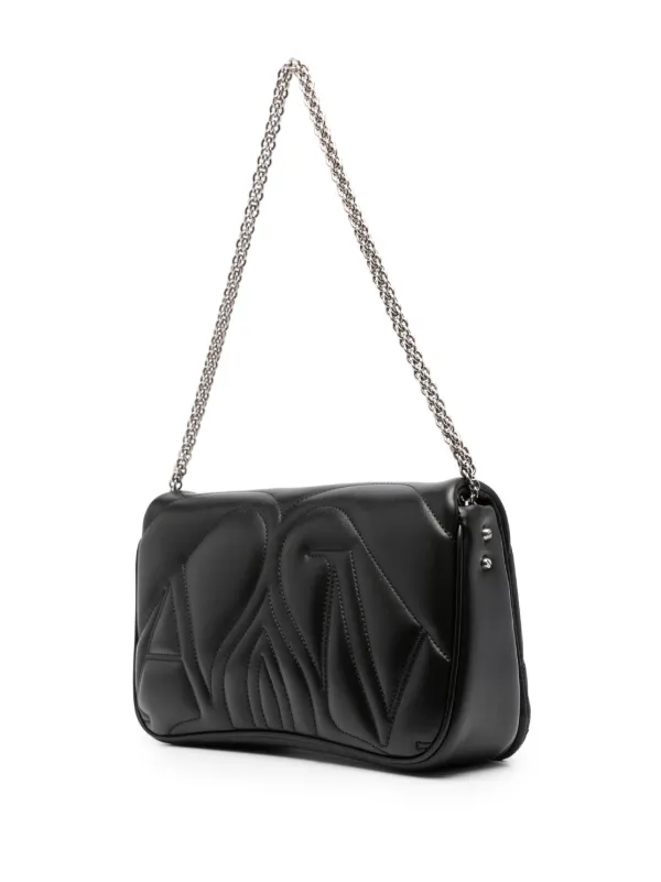 ALEXANDER MCQUEEN The Seal レザー ショルダーバッグ Alexander McQueen The Seal ショルダーバッグ S | ブラック