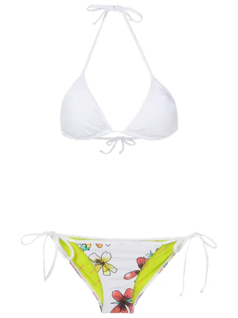 Amir Slama bikini triangles à fleurs