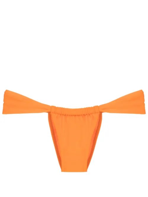 Bas de bikini froncé à taille basse - Amir Slama - Modalova