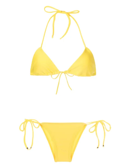 Amir Slama bikini estilo triángulo con cuello halter