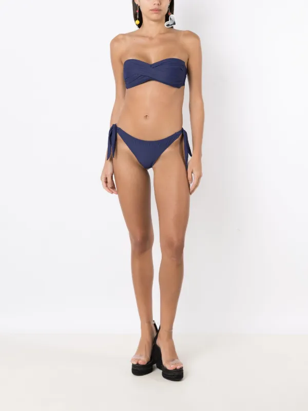Amir Slama ストラップレス ビキニ | ブルー | FARFETCH JP
