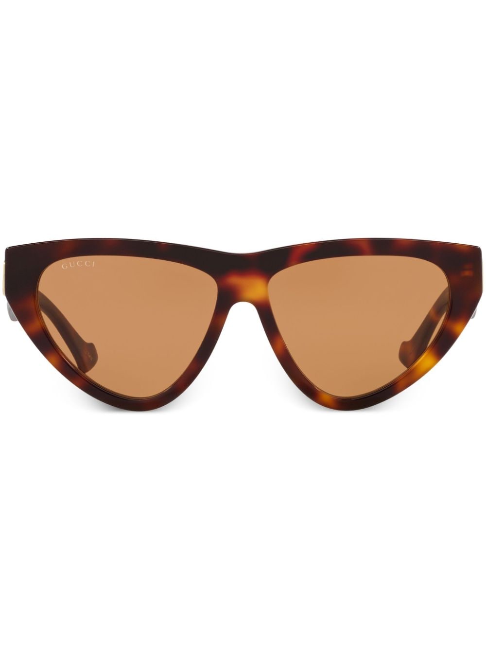 Gucci Cat-eye Frame Sunglasses In Braun