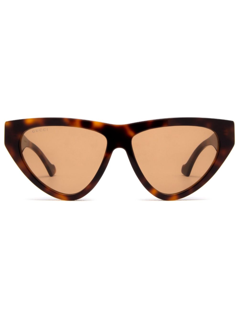 Gucci Eyewear cat-eye frame sunglasses - Brown