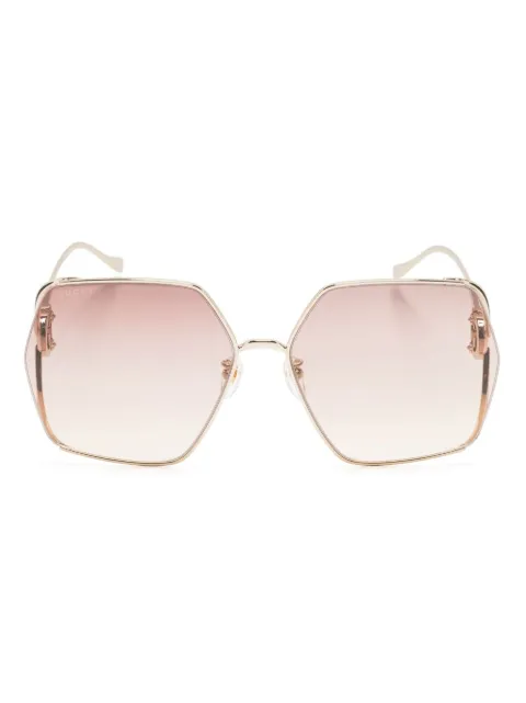 Gucci Eyewear gafas de sol oversize con montura cuadrada