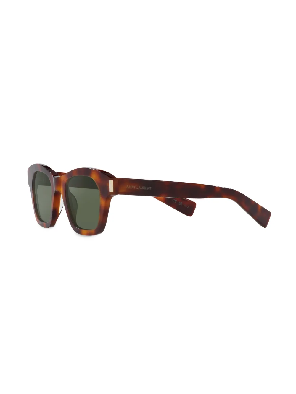 Shop Saint Laurent Sl 592 Cat-eye Sunglasses In Braun