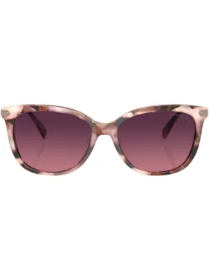 Coach tortoiseshell-effect Sunglasses | Pink | FARFETCH display picture 1
