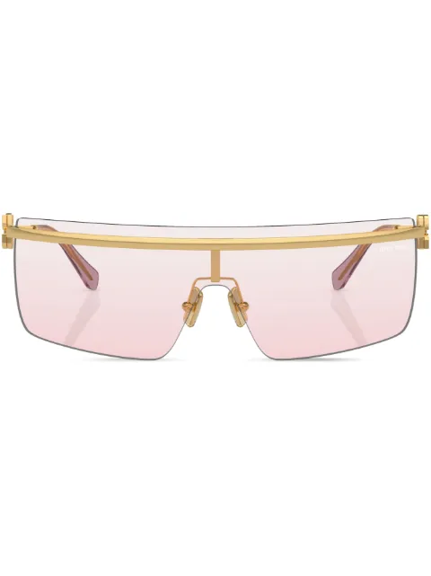 Miu Miu Eyewear rimless square-frame sunglasses