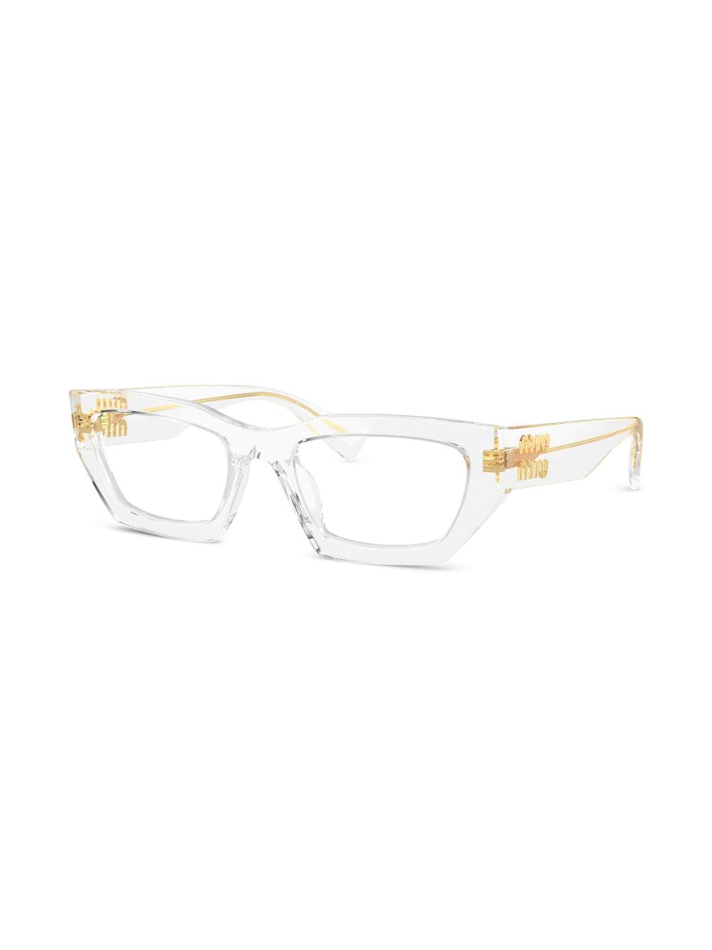 Miu Miu Eyewear MU03WS zonnebril met vierkant montuur - Wit