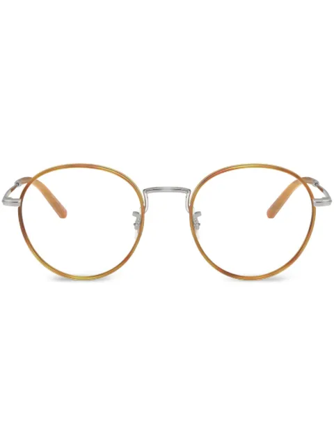 Oliver Peoples lentes Sidell con armazón redonda 