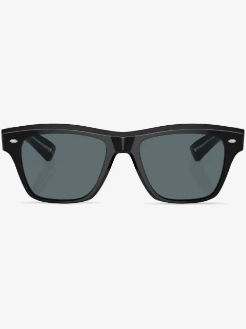 Oliver Peoples Sonnenbrille mit eckigem Gestell