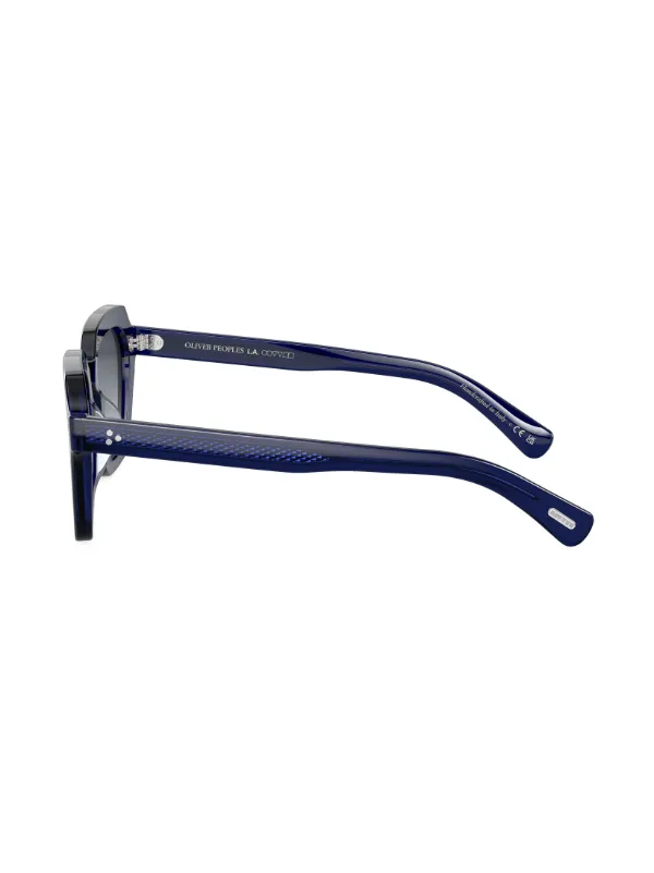 OLIVER PEOPLES オリバーピープルズ Kienna Oliver Peoples Kienna square-frame Sunglasses | Blue | FARFETCH ZA