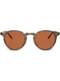 Oliver Peoples round-frame tinted-lenses sunglasses - Green