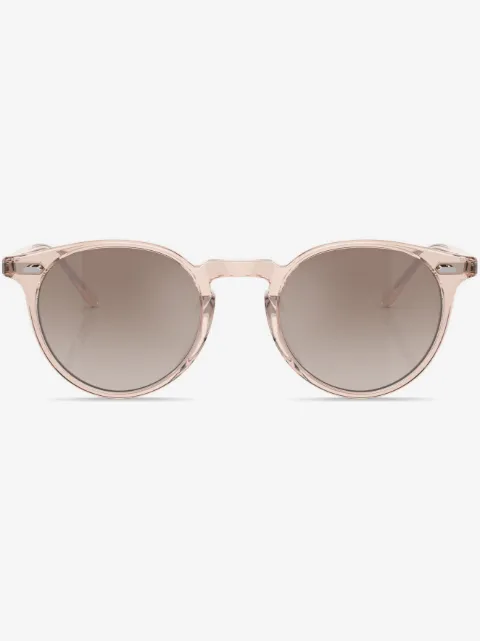 Oliver Peoples round-frame tinted-lenses sunglasses