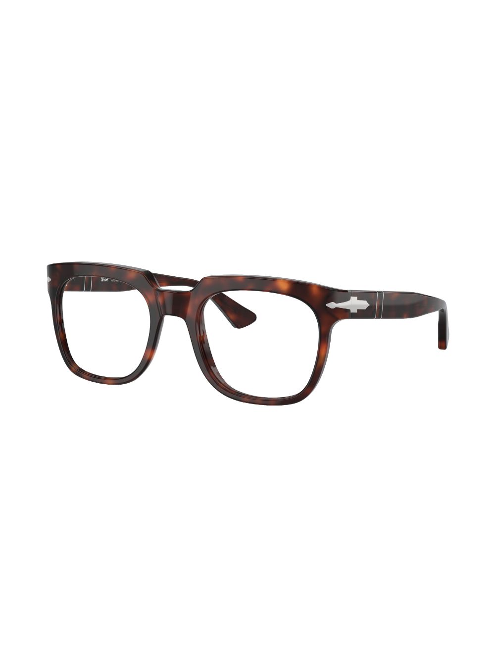 Shop Persol Tortoiseshell-effect Square-frame Glasses In Brown