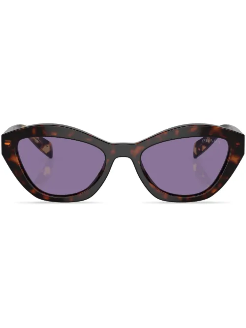 Lunettes de soleil à monture papillon - Prada Eyewear - Modalova