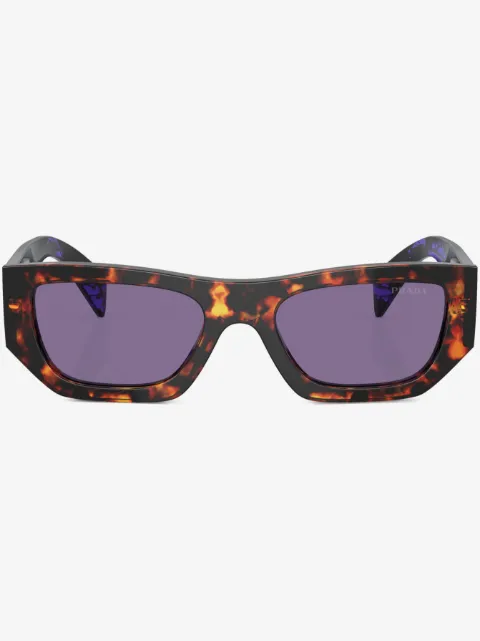 Prada Eyewear tortoiseshell-effect geometric sunglasses