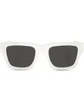 Prada Eyewear logo-lettering square sunglasses - White