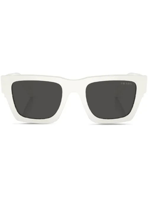 Lunettes de soleil carrées à logo - Prada Eyewear - Modalova