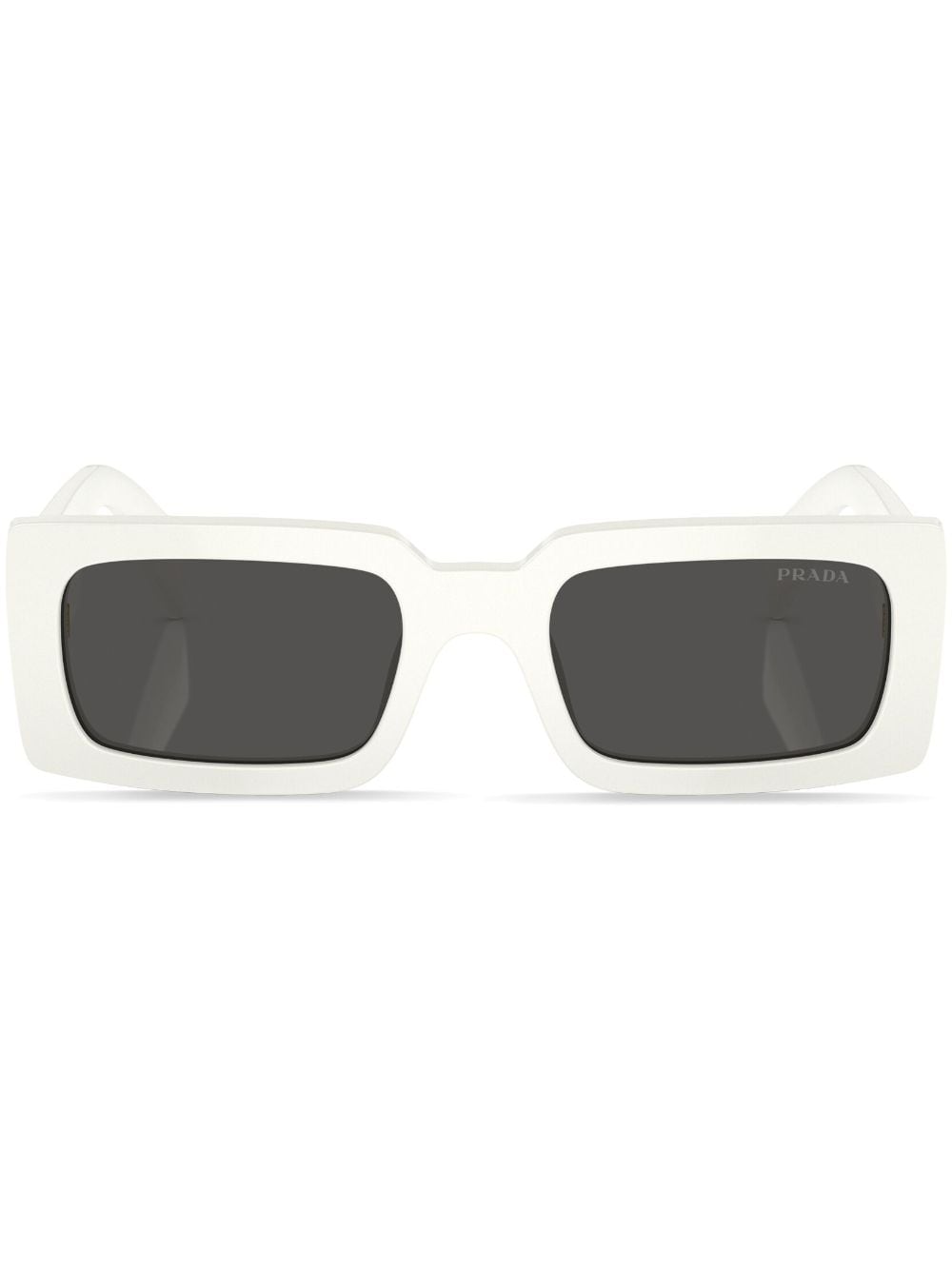 Prada Sonnenbrille Mit Logo In White