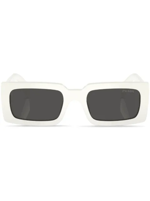 Prada Eyewear logo-lettering rectangular sunglasses