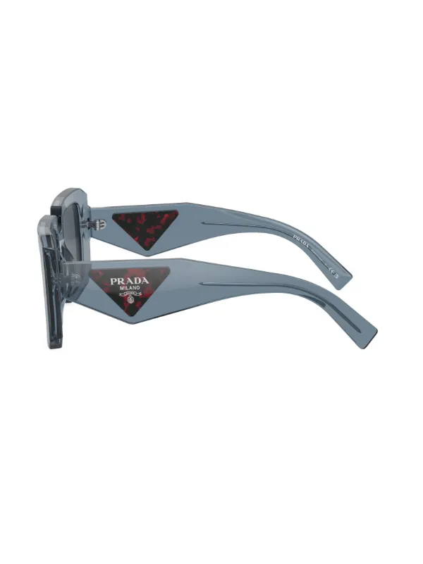 【PRADA】ロゴ パッチ スクエア トゥ スライド Prada SPR67Z Square Sunglasses | Fashion Eyewear US