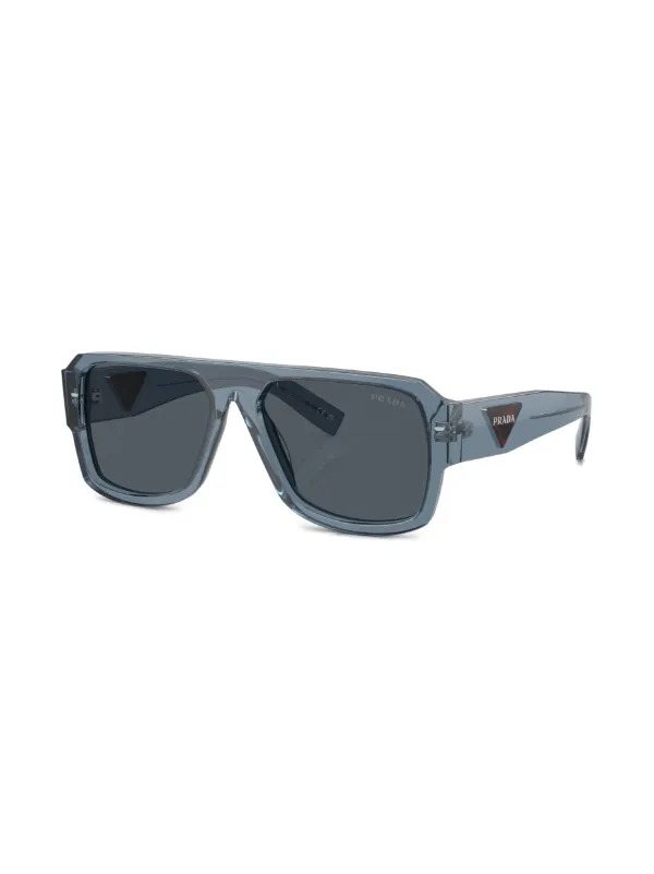 Prada Eyewear square-frame Transparent Sunglasses | Grey  display picture 1