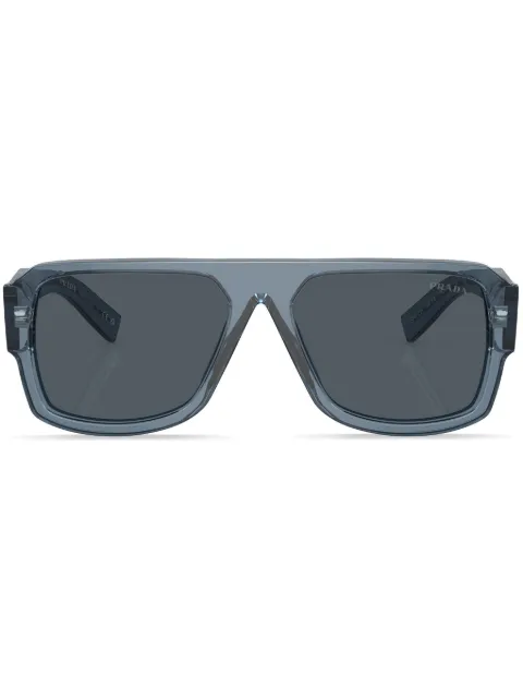 Prada Eyewear lentes de sol con armazón cuadrada transparente