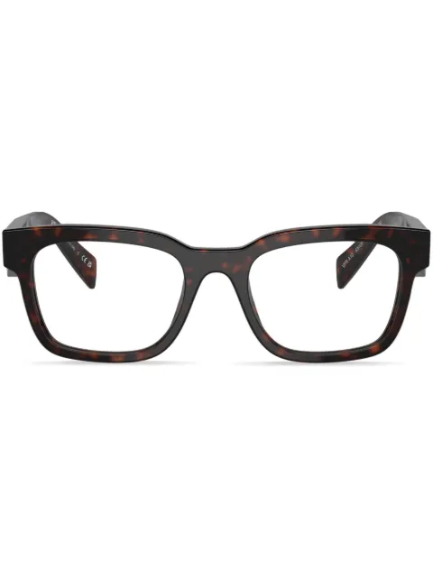 Prada Eyewear tortoiseshell-effect square-frame glasses