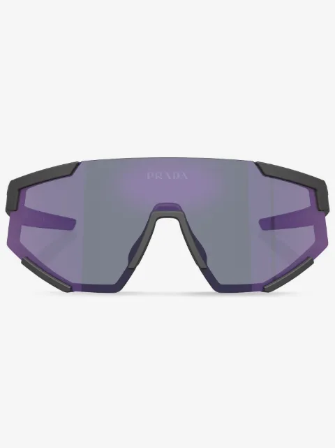 Prada Linea Rossa geometric-frame sunglasses
