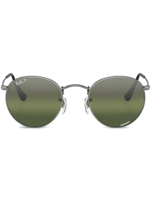 Ray-Ban Round Metal Chromance round-frame sunglasses 