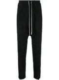 Rick Owens drop-crotch track pants - Black