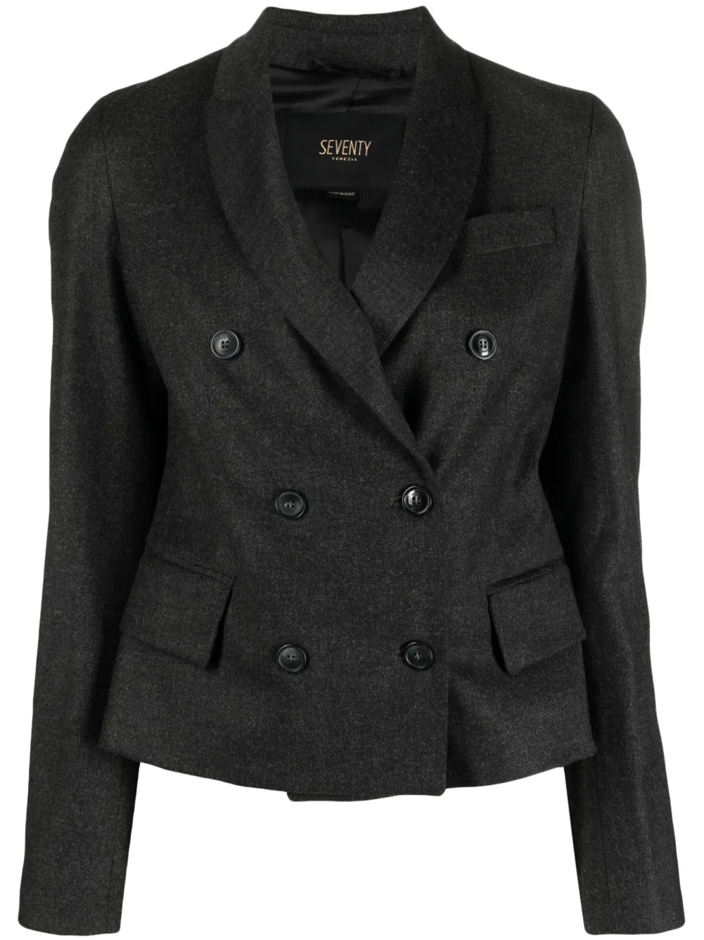 Seventy Blazer met dubbele rij knopen Grijs