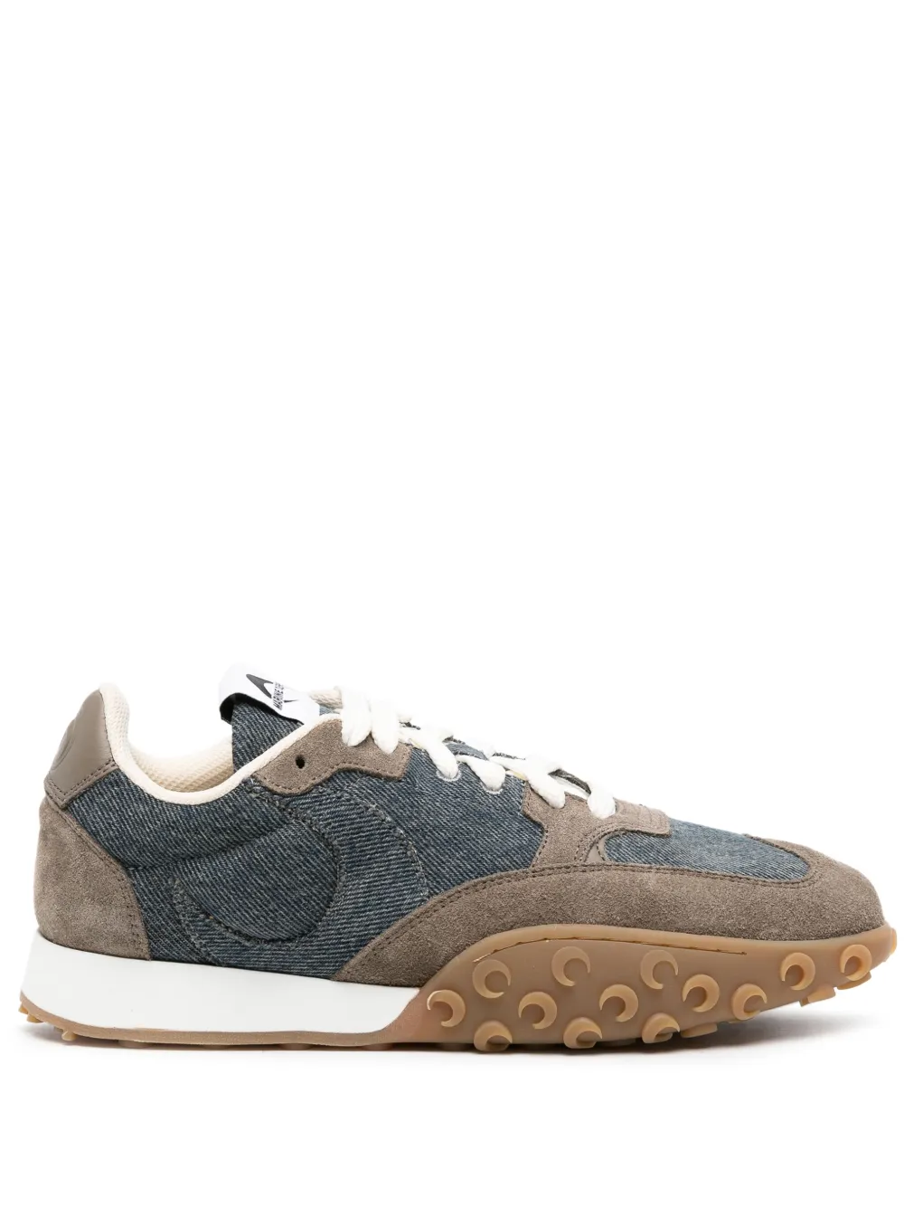 MARINE SERRE MS-RISE DENIM SNEAKERS