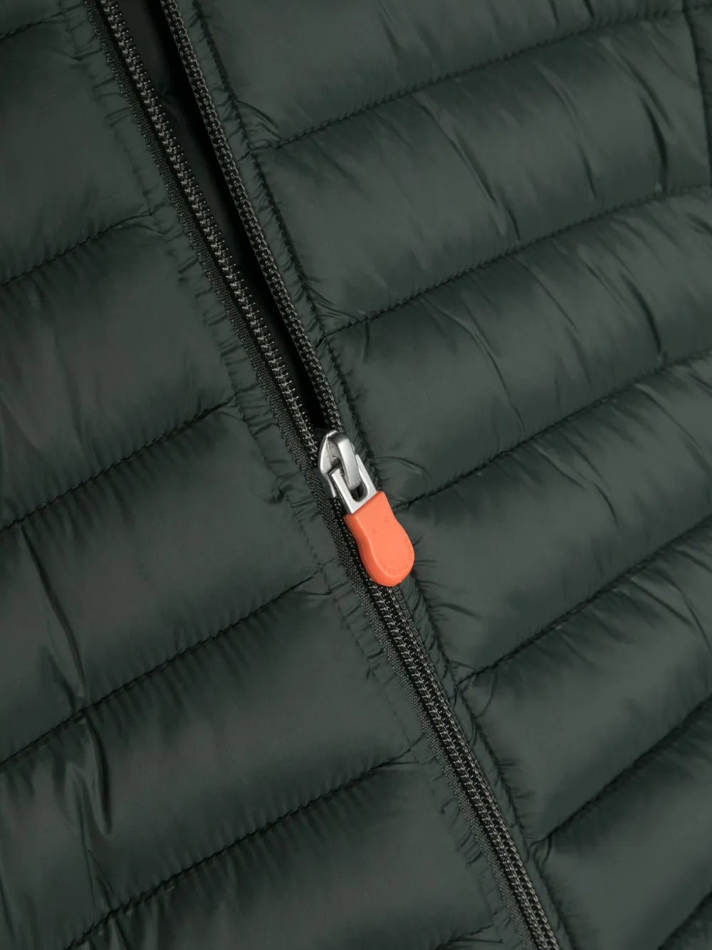 Save The Duck Padded Hooded Jacket In Green