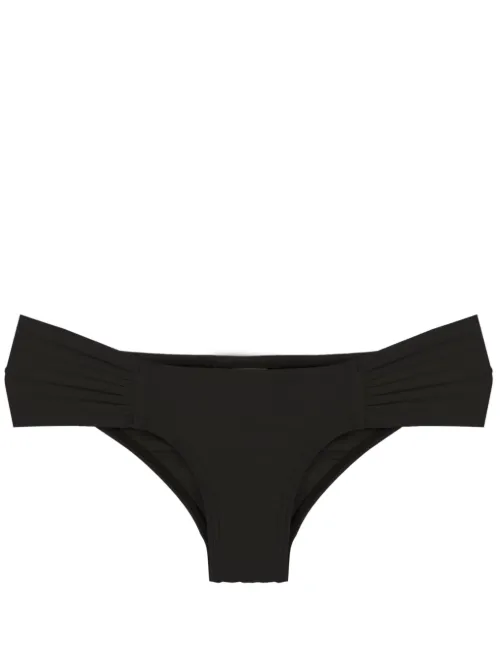 Bas de bikini froncé à taille basse - Amir Slama - Modalova