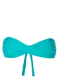Amir Slama twist-detail bikini top - Blue